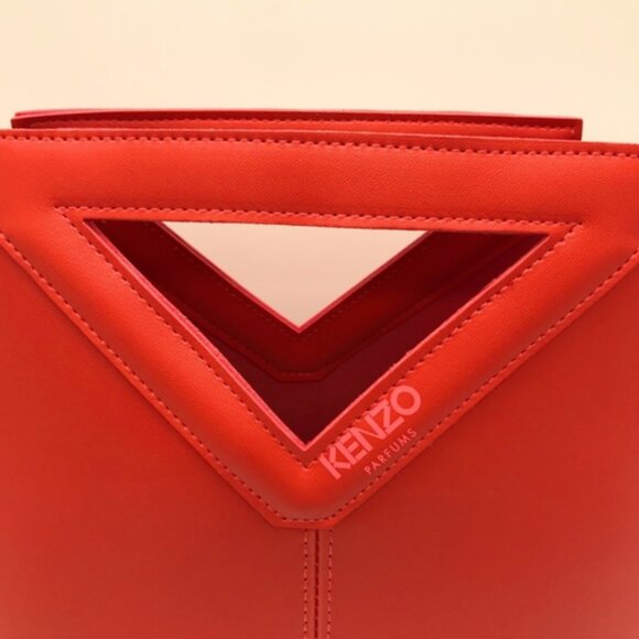 KENZO Red Tote Handbag Beautiful NWT - Picture 5 of 7